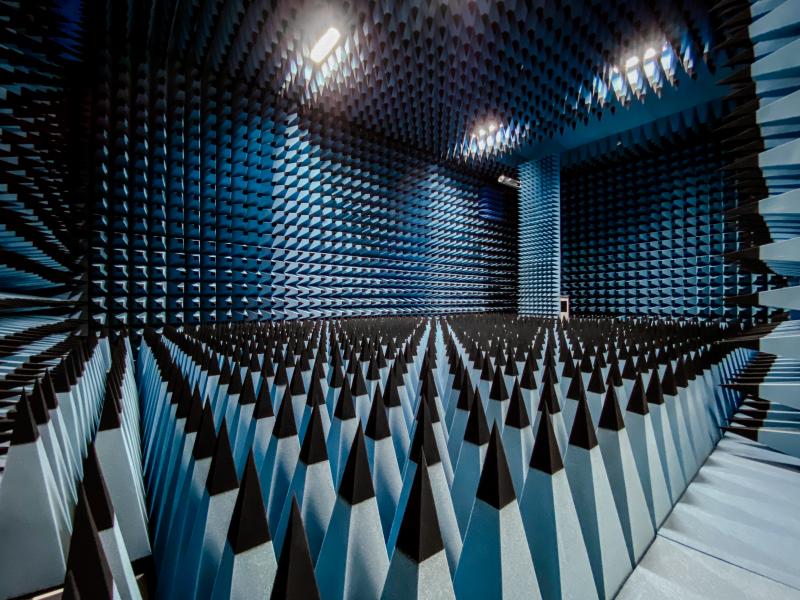 The anechoic chamber at the Department of Physics and Engineering of ITMO University